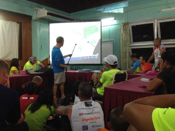 Day 2 route briefing by Claus